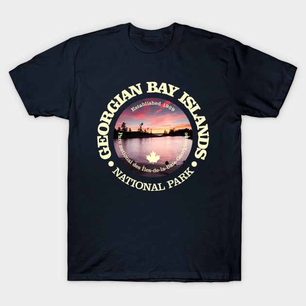 Georgian Bay Islands NP (rd) T-Shirt by grayrider